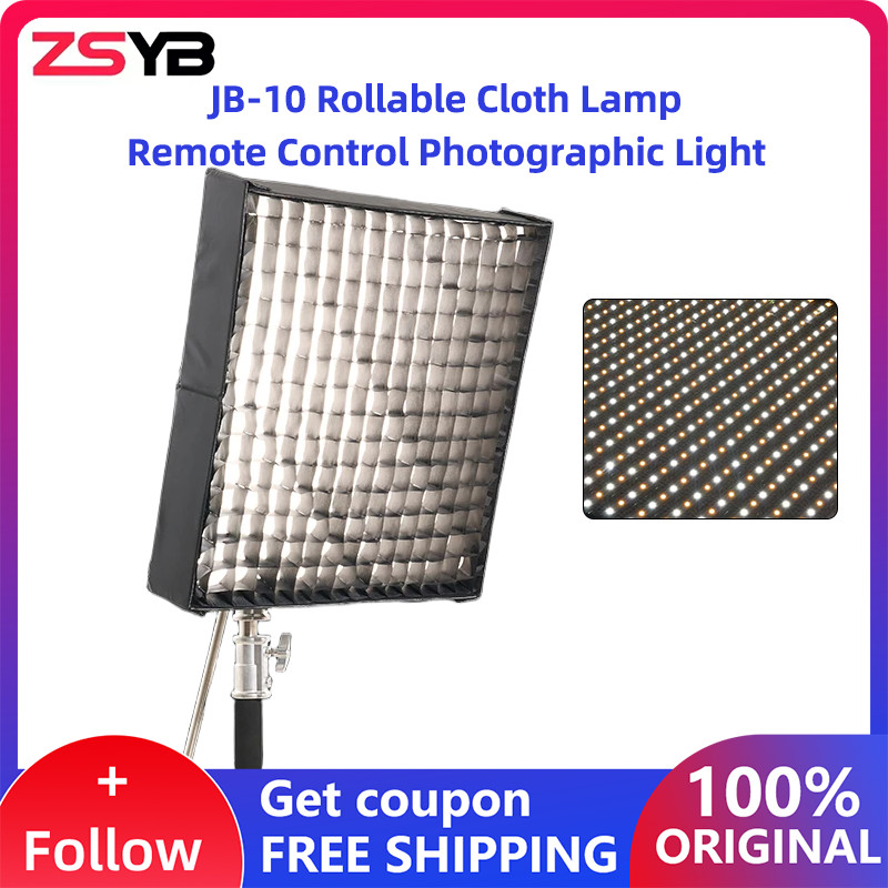 Jual Zsyb Jb-10 Professional Video Light Bi-Color Flexible Square ...