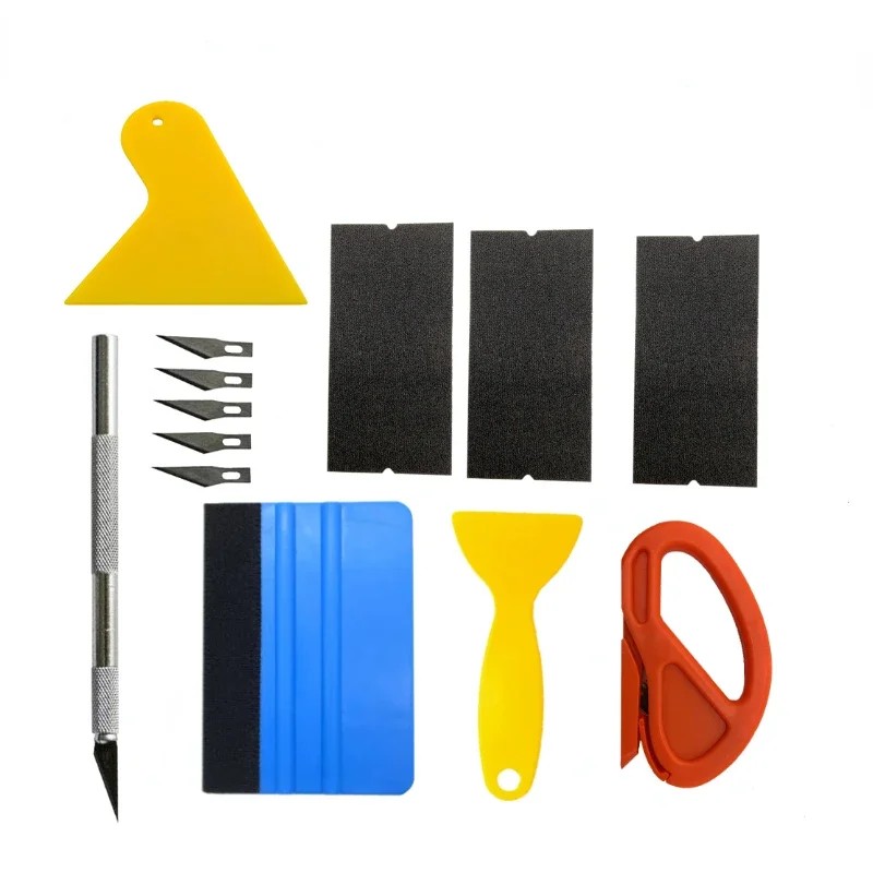 Jual New Car Film Wrap Tools Kit Scraper Squeegee Vinyl Wrapping Tool ...
