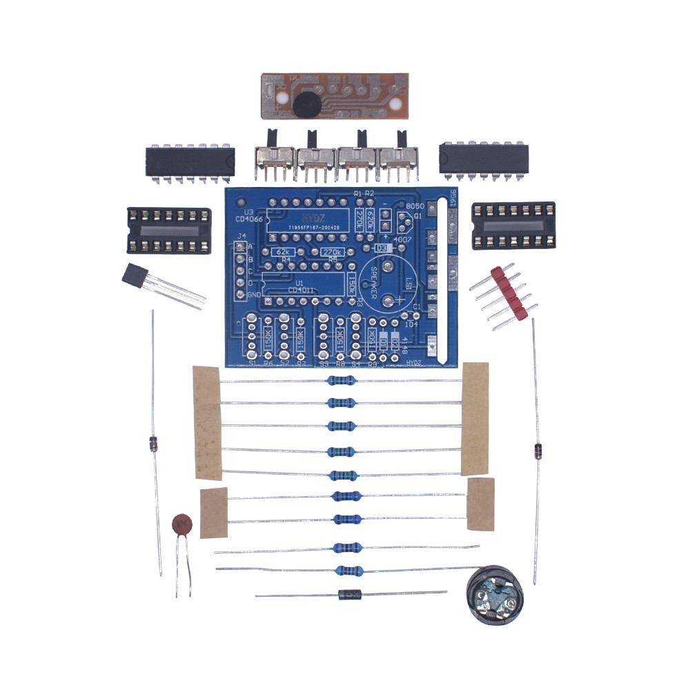 Jual 16 Music Sound Box BOX-16 Board 16-Tone Electronic Module DIY Kit ...