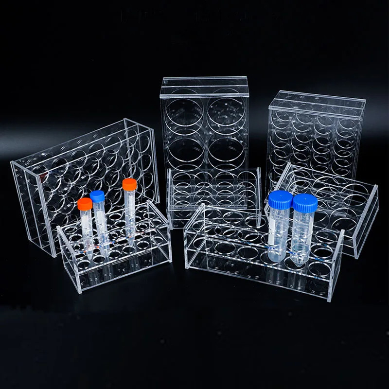 Jual 50ml /100ml 8/10/12/20 Well Perspex Centrifuge Tube Rack Blood ...
