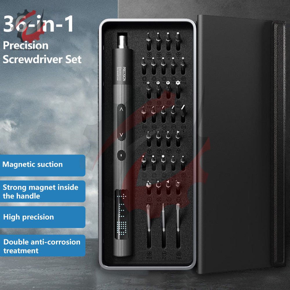 Jual 36 PCS Electric Screwdriver Kit 10C High Rate Lithium Battery Hand ...