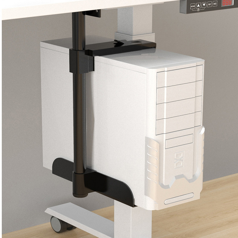 1 Set Under Desk PC Mount Bracket For Computer Case Computer Mainframe Hanger Host Box Stand Beugel Rack Zwart