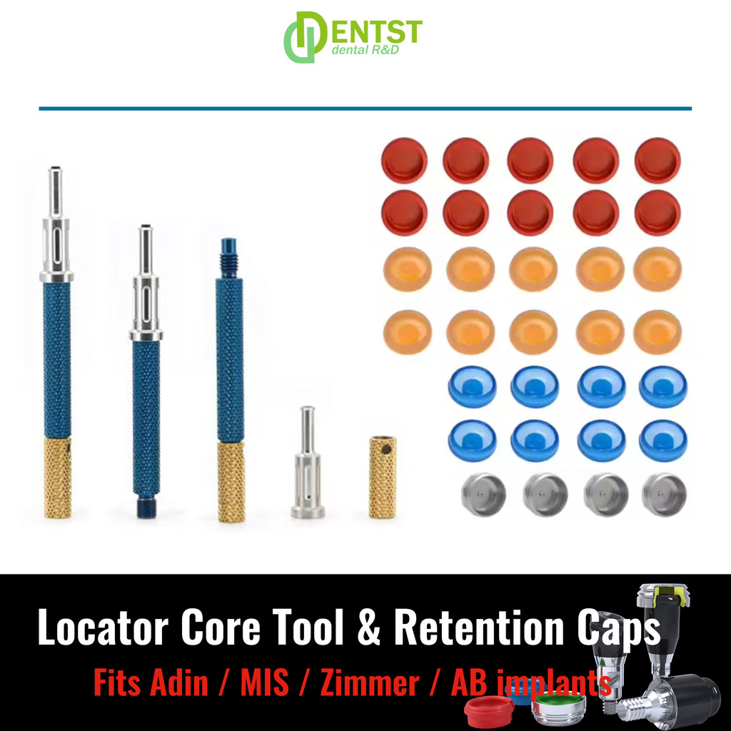 Jual Dental Implant Retention Caps Removable Insertion Extraction ...