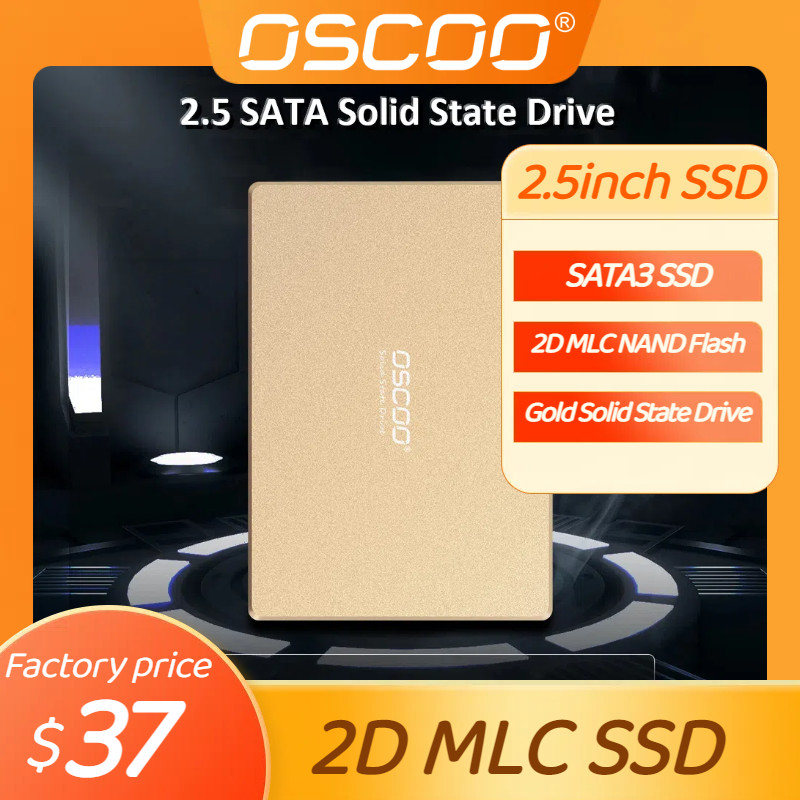 Jual OSCOO MLC Internal Solid State Drive 2.5 Inch SATA SSD 512GB 256GB ...