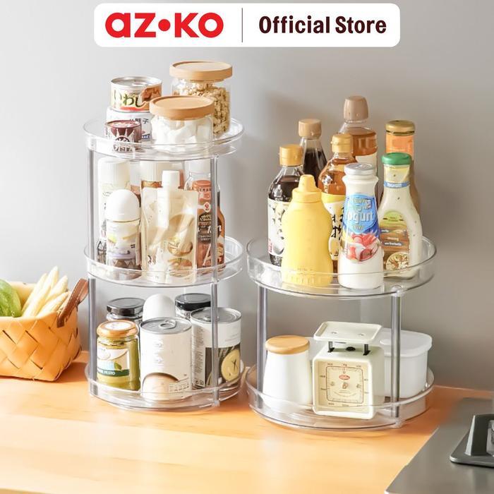 Jual Diskon AZKO Stora Organizer Meja Putar Round Organizer Serbaguna ...