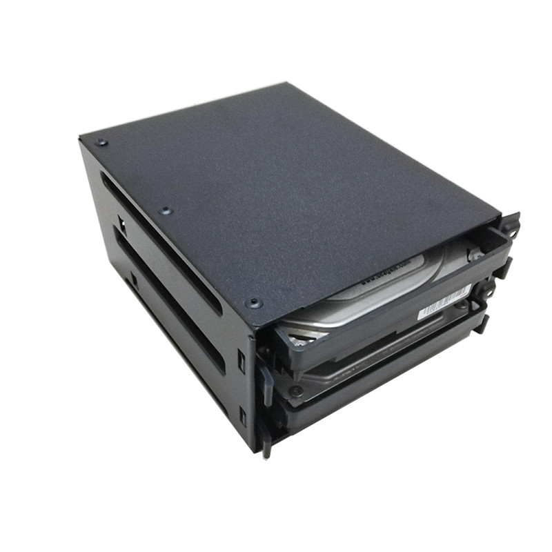 Jual 2-bay 3.5-inch hard disk extraction box hard disk cage shock ...