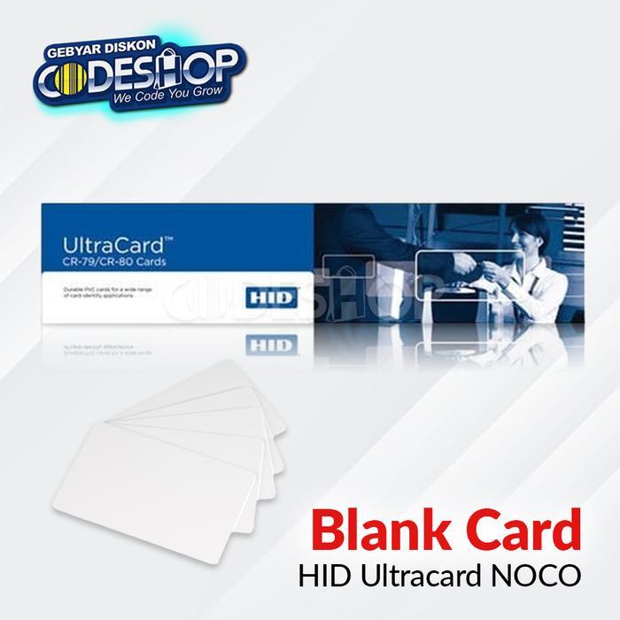 Jual New Kartu PVC HID Ultracard Noco CR-80 Blank ID Card 100 pcs ...