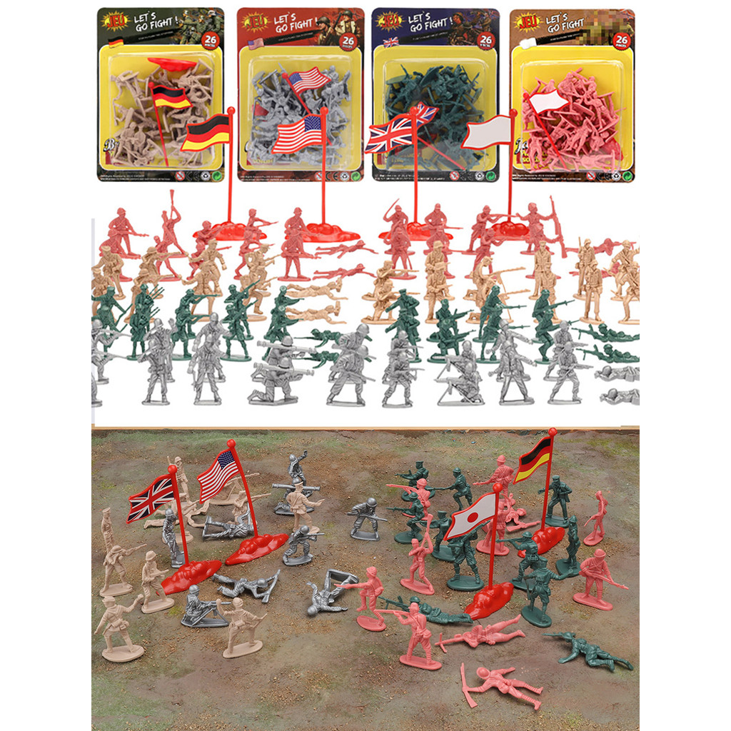 Jual ViiKONDO Army Men Toy Military Action Figure WWII Battlefield ...