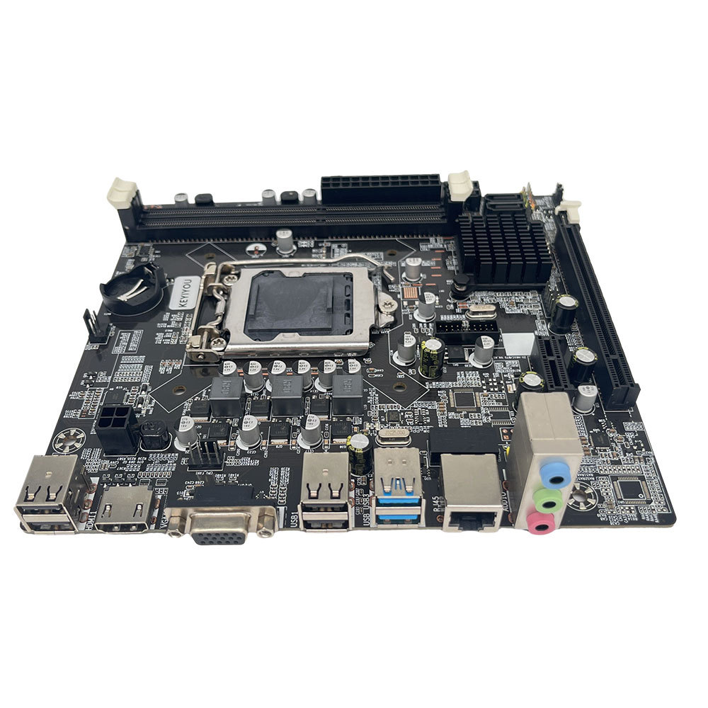 Bewinner B75 Gaming-Motherboard, DDR3-Dual-Channel, Ports, mit M.2-Ports, für LGA1155, USB3.0
