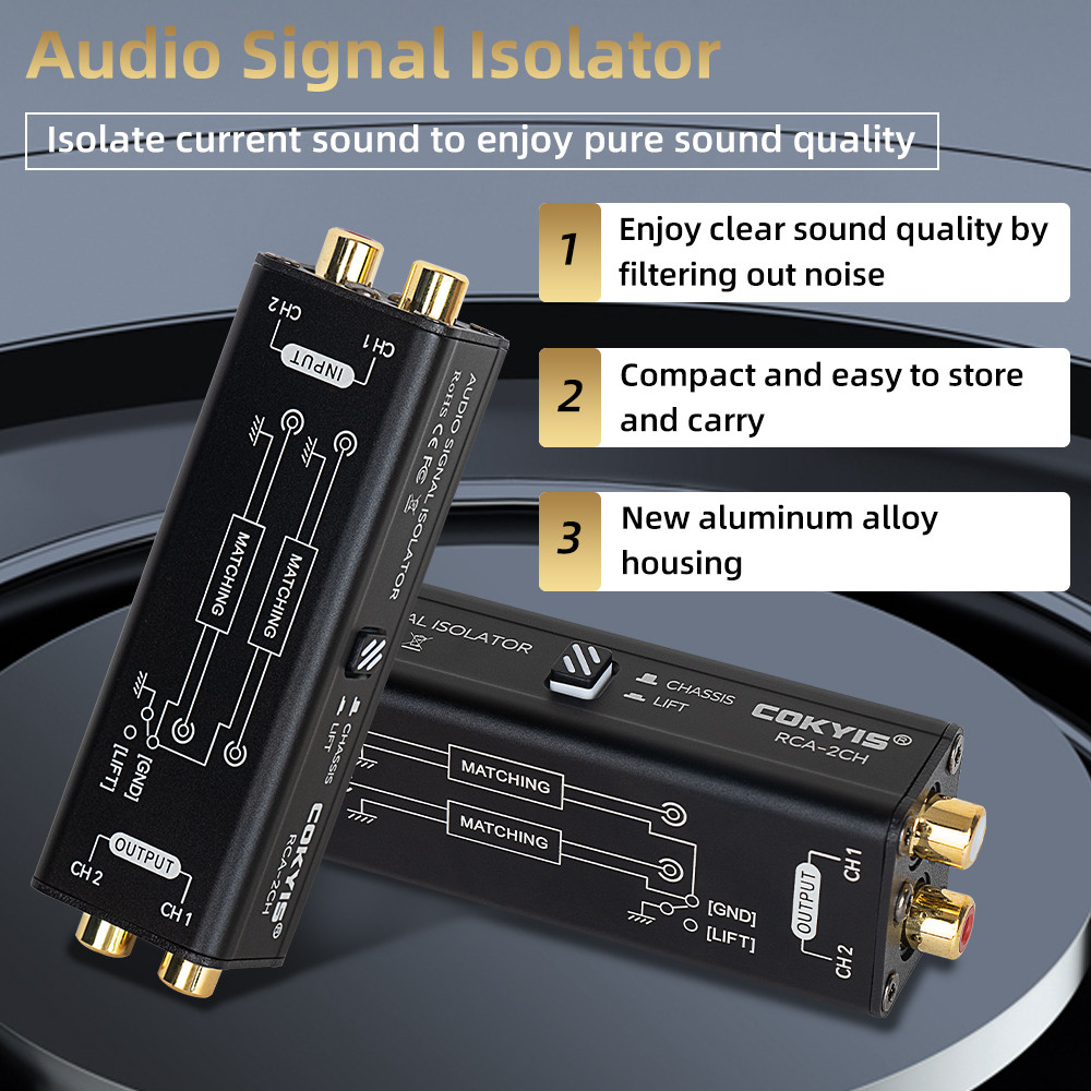 Jual SALE Professional Hum Eliminator Audio Signal Isolator Noise ...