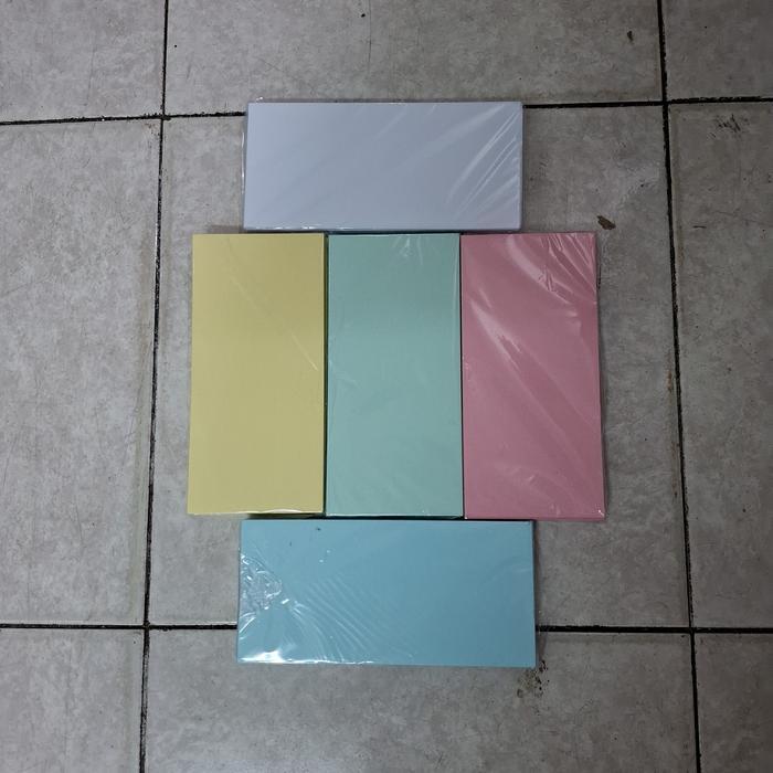 Jual ptbtr- Kertas Metaplan Ukuran 21Cmx10Cm Isi 100 Lembar | Shopee ...