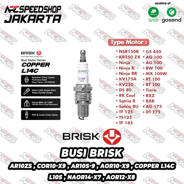 Jual Busi Brisk XLine Racing AORZS Yamaha R15 V3 Busi Racing | Shopee ...