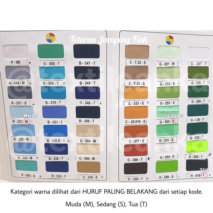 Jual fguh- Kain Tetoron Jumping Fish Sariwarna Kain Spanduk Kacu ...