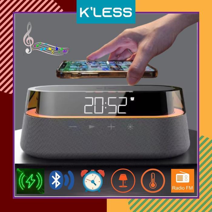 Jual News Jam Digital 7 in 1 Multifunction Alarm Clock with Wireless ...