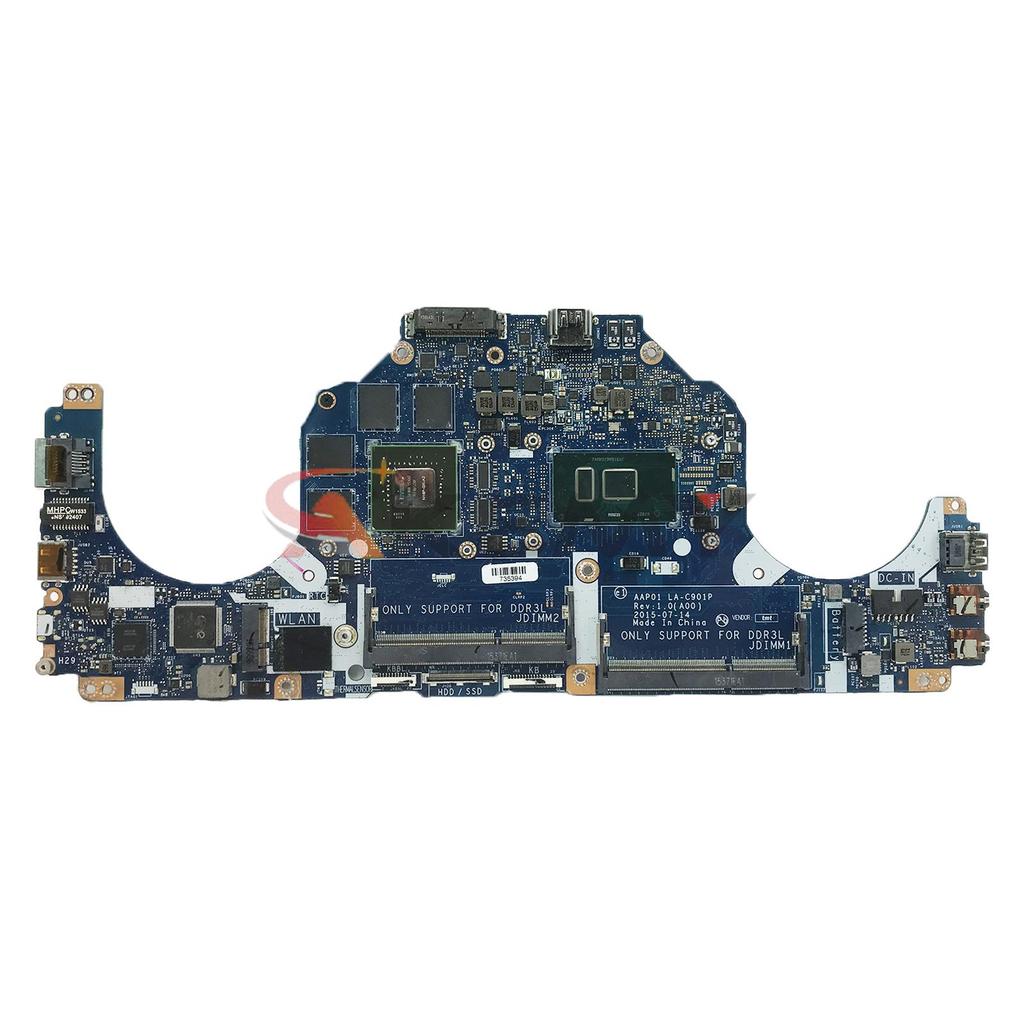 Jual - For Dell Alienware 13 R2 Laptop Motherboard La-C901P Motherboard ...