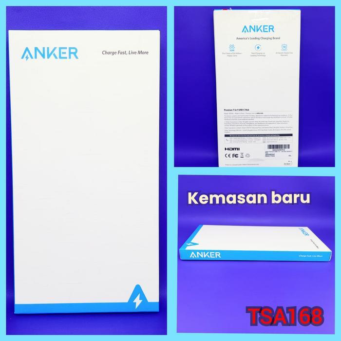 Jual LINER- Anker Usb-C Hub 7 In 1 Power Expand+ Hdmi Usb 3.0 Microsd ...