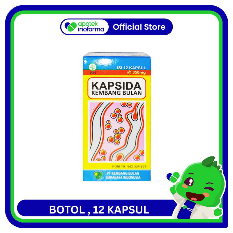 Jual KAPSIDA Kembang Bulan KAPSUL 1 BOTOL (12) - Apotek Inofarma ...