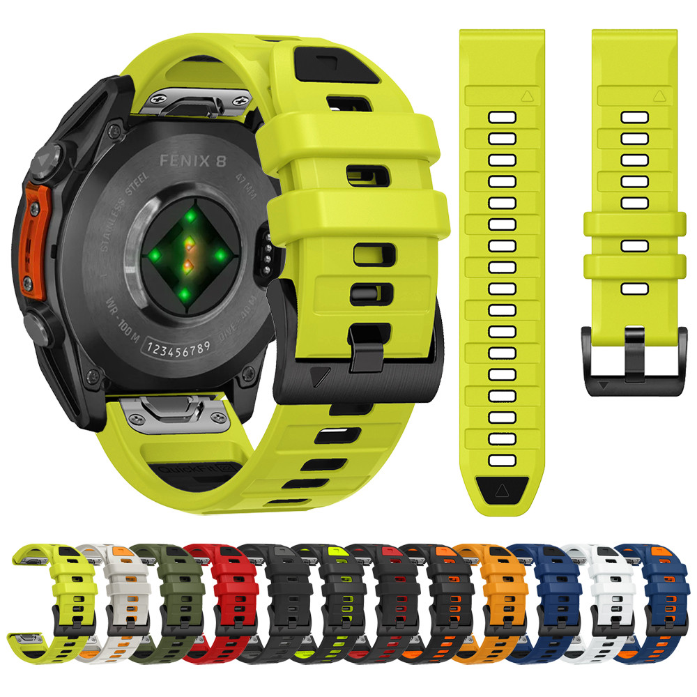 QuickFit 22 26mm Titanium Band for Garmin Fenix 8 51mm 7 7X6 6X Pro