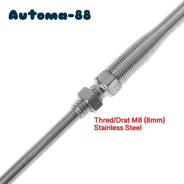 Jual ototr- Thermocouple Type-K Probe 20Cm 200Mm Kabel 2M Drat M8 ...