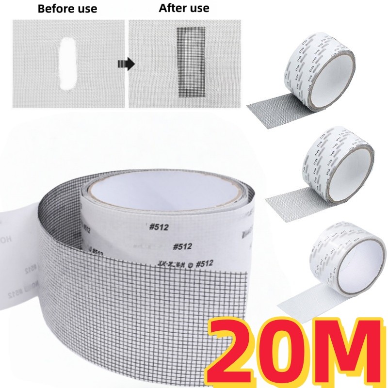 Jual Mesh Tape Used For Repairing Damaged Holes In Window Screens ...