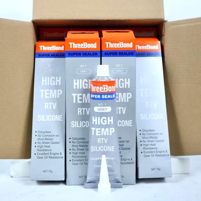 Jual Per Dus Threebond Super Sealer No 1 Abu-Abu-Grey High Temp Rtv 75G ...