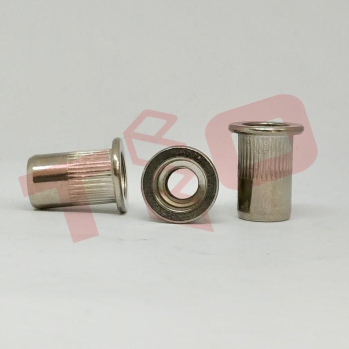 Jual News Rivet Nut M6 Stainless - Rivet M6 SS304 - Rivnut M6 - Nutsert ...