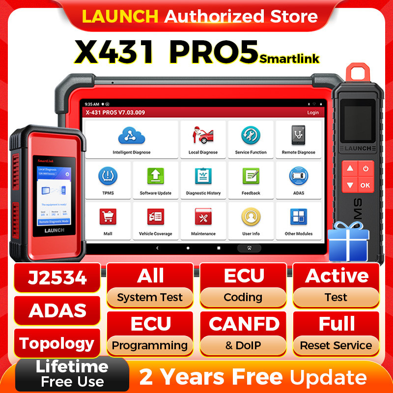 Jual Launch X431 Pro 5 Pro5 Car Diagnostic Tools J2534 Programming Auto ...