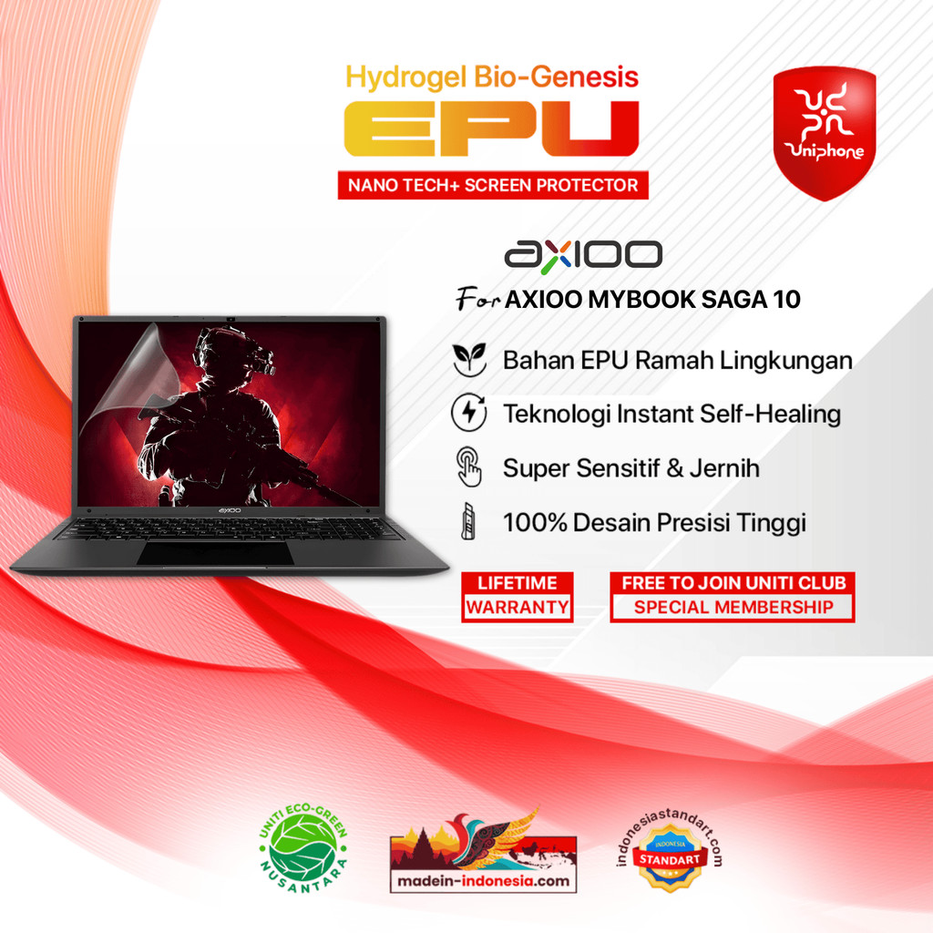 Jual UNIPHON EPU BIO GENESIS Hydrogel for AXIOO MYBOOK SAGA 10 Screen ...
