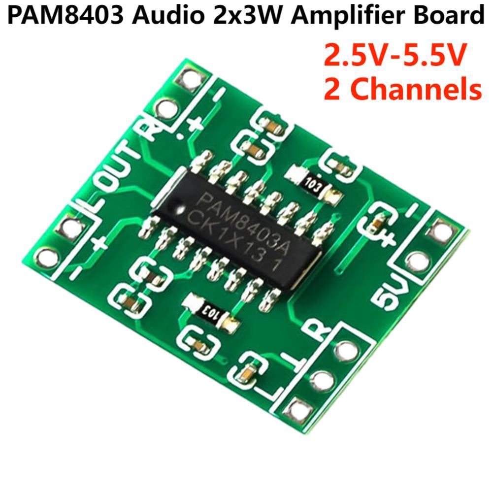 Jual Pam8403 Power Amplifier Board 2X3W 2-Channels Stereo Digital Audio ...
