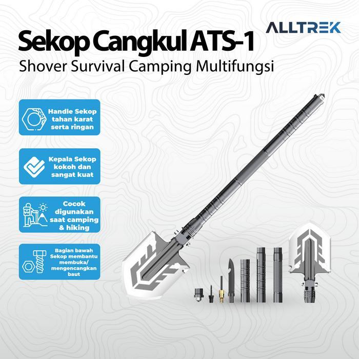 Jual ALLTREK Sekop Cangkul ATS-1 Shover Survival Camping Multifungsi ...