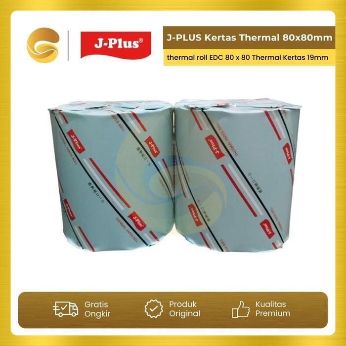 Jual One.Year..... J-Plus Kertas Thermal 80X80 Mm Printer Thermal Roll ...