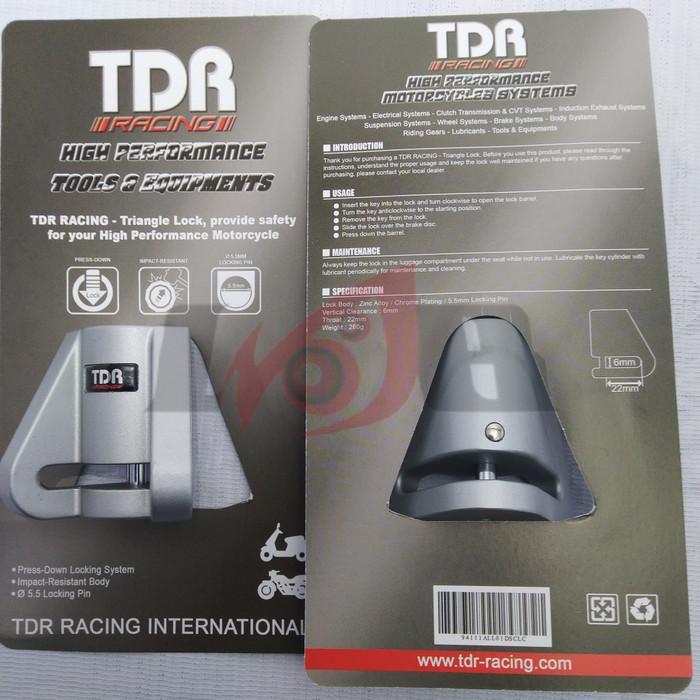 Jual Kunci Cakram Tdr Gembok Besi Baja Kuat Awet Piringan Motor Disc ...