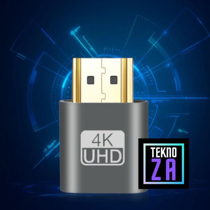 Jual News HDMI DisplayPort Dummy Plug Virtual Display Monitor 4K ...