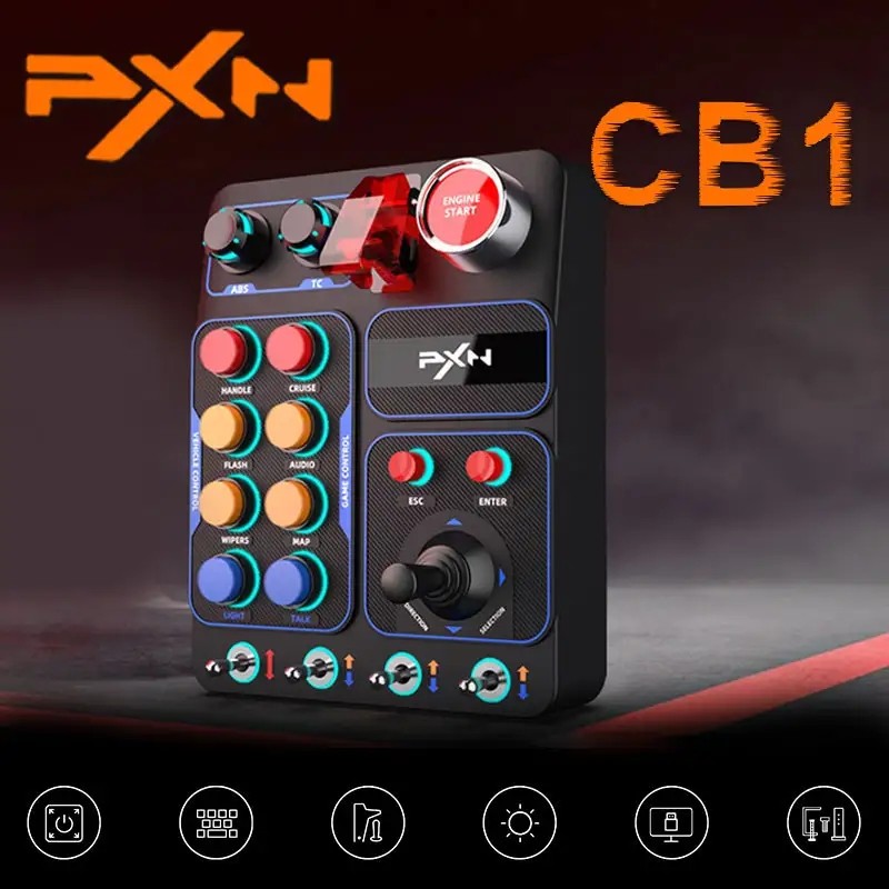 Jual PXN CB1 Simulator Race Central Control Box Multifunctional Keys ...