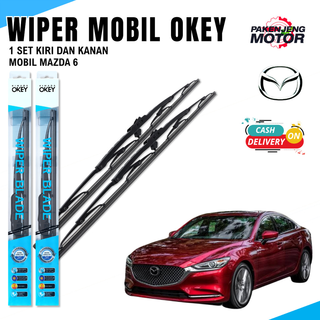 2015 Mazda 6 Wiper Blade Sizenull