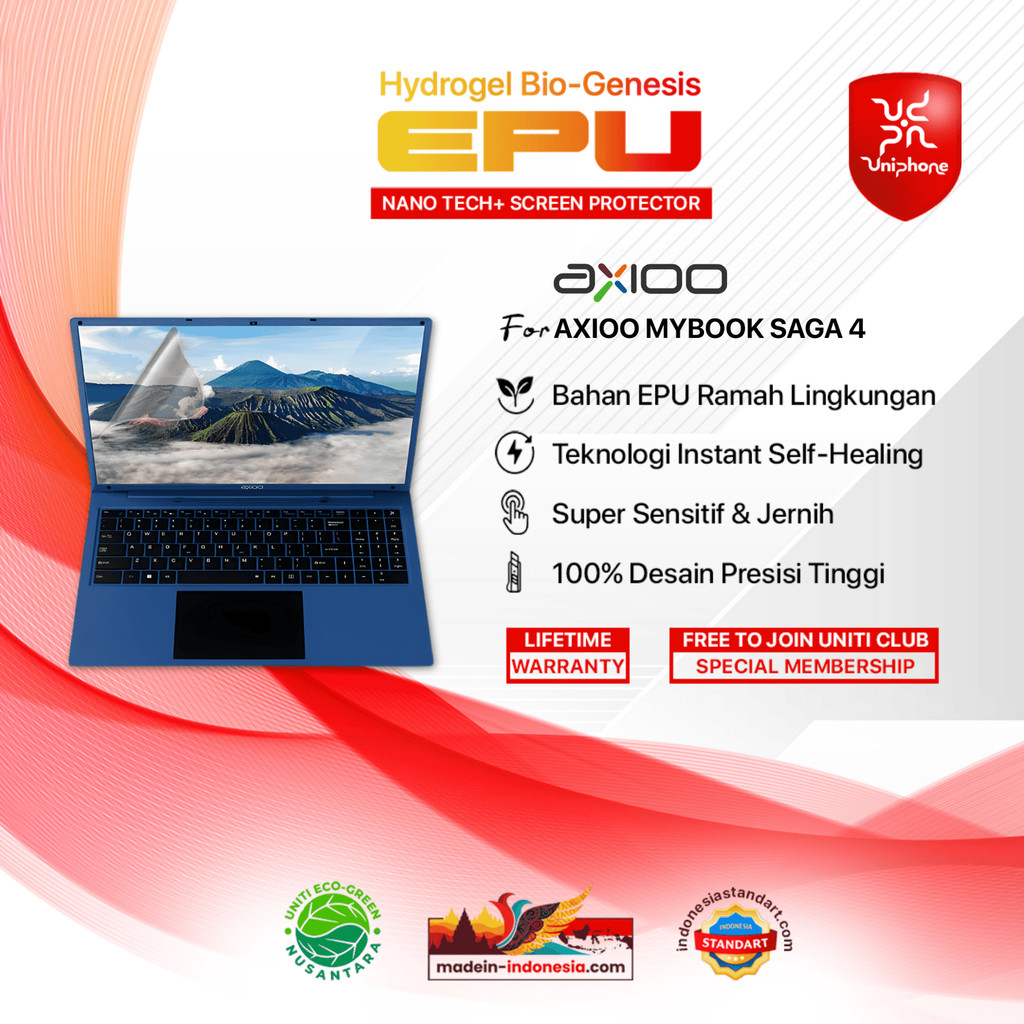 Jual UNIPHON EPU BIO GENESIS Hydrogel for AXIOO MYBOOK SAGA 4 Screen ...