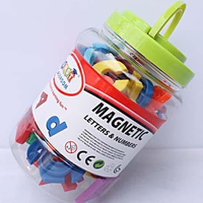 Jual Mainan Anak - Magnetic Letters Numbers Huruf Angka Magnet Isi 78 ...