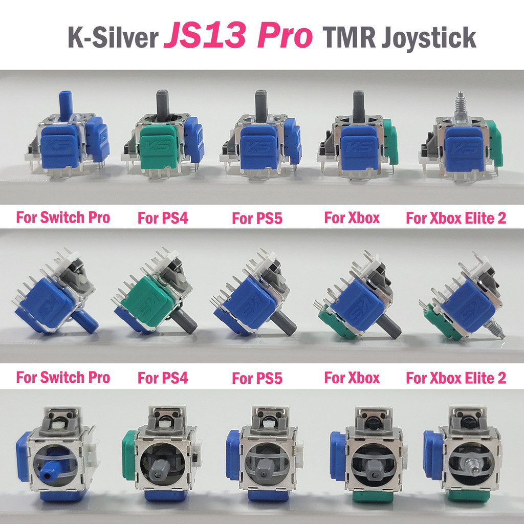 Jual 2Pcs K-Silver Js13 Pro Anti-Drift Tmr Electromagnetic Joystick 3D ...