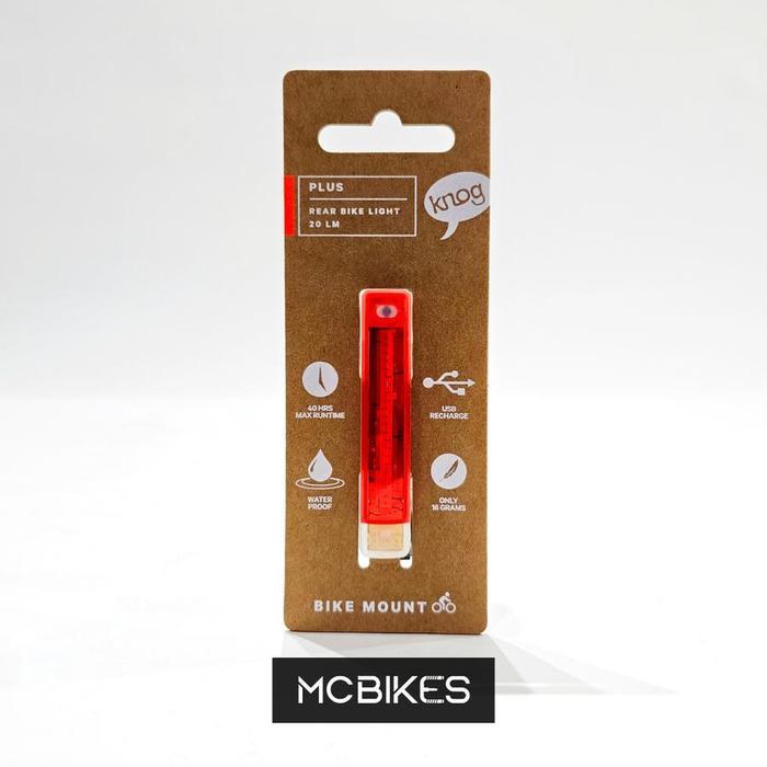 Jual Knog Plus Rear Bike Light Lampu Belakang - Translucent - Lampu ...