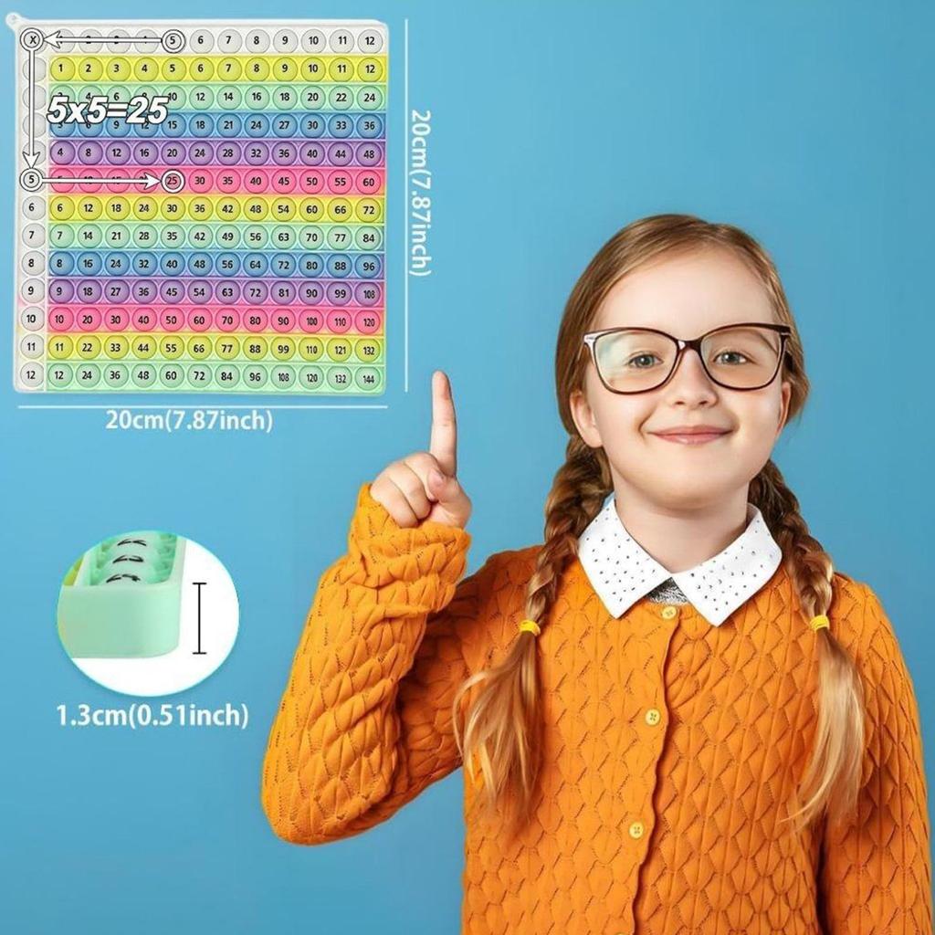Jual Multiplication Chart Push Button Board Game Kids Math Formula ...