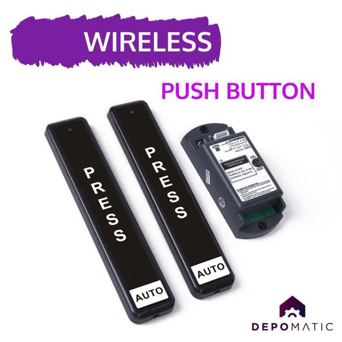 Jual nt2iv- Wireless Push Button Exit Access Control Automatic Door ...