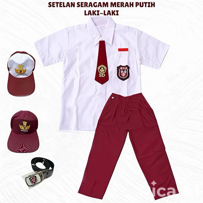 Jual fguh- Baju Putih Sekolah Lengan Panjang Kemeja Putih Anak Sd Kelas ...