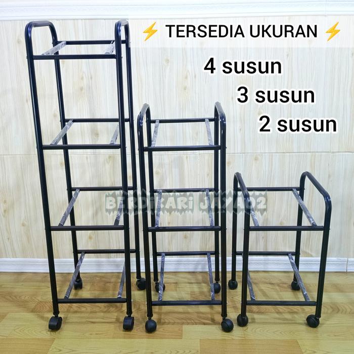 Jual mega_clean- Rak Galon / Tempat Air Galon Kokoh Ukuran 4 Susun / 3 ...
