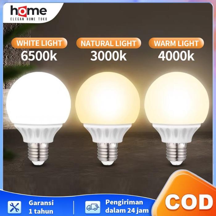 Jual BERKUALITAS! E.HOME LAMPU LED 3 WARNA CAHAYA (Putih, Kuning ...