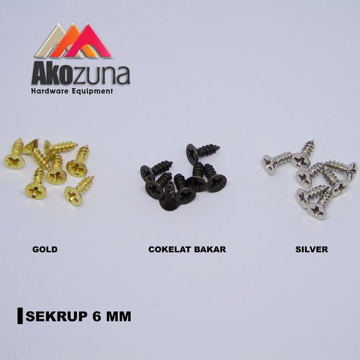 Jual News SEKRUP MINI SKRUP KECIL UKURAN 6 MM 100 PCS | Shopee Indonesia