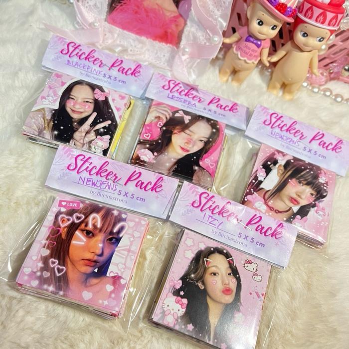 Jual News [ISI 50] Sticker Mail Sellkor Freebies Deco Kpop Idol Aespa ...