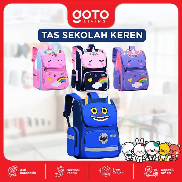Jual fguh- Goto [Cod] Pumpkin Tas Ransel Sekolah Anak Tk Sd Backpack ...