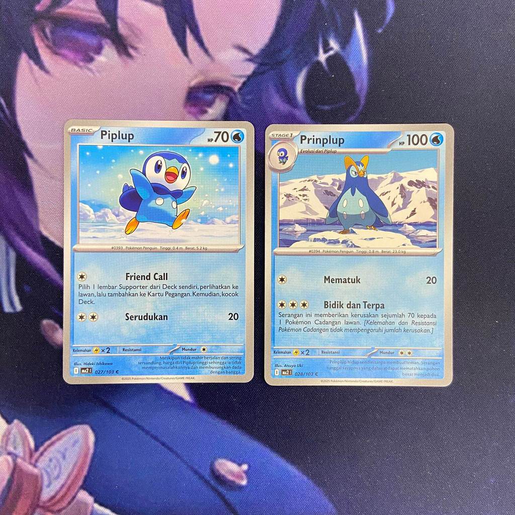 Jual (ID) Paket Piplup 027/103 Prinplup 028/103 MA2 - Set Evoline ...