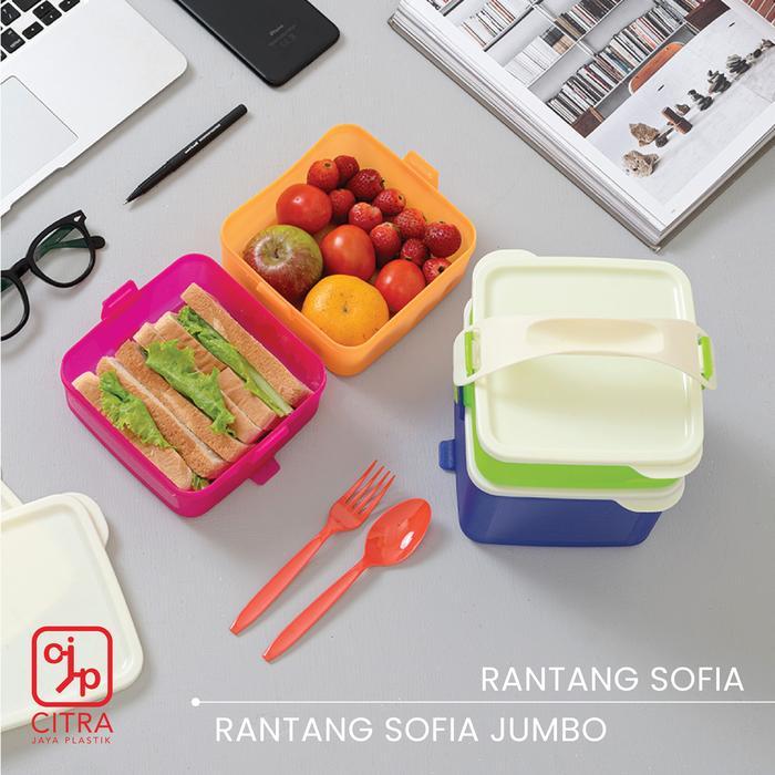 Jual Rantang Plastik Susun Locking system Ukuran Jumbo Rantang Bekal ...