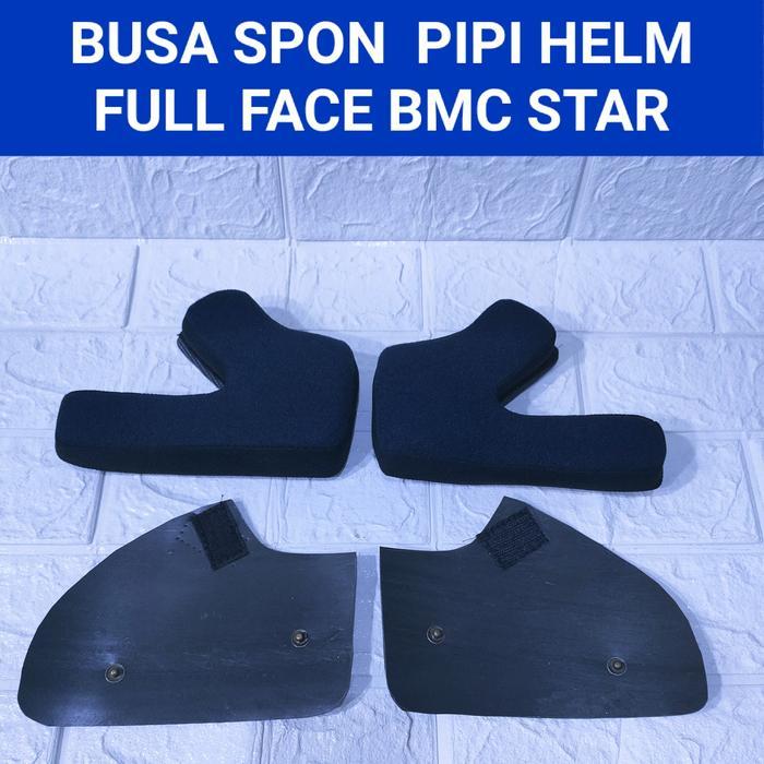 Jual ASLI BUSA SPON PIPI HELM FULL FACE BMC STAR BMC T-REX READY STOCK ...